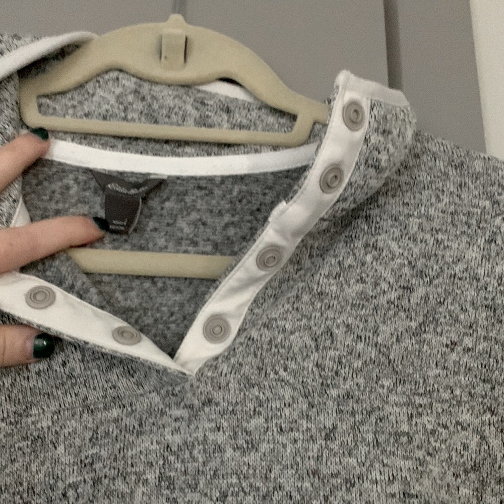 Eddie Bauer Quarter Button Pull Over - image 2